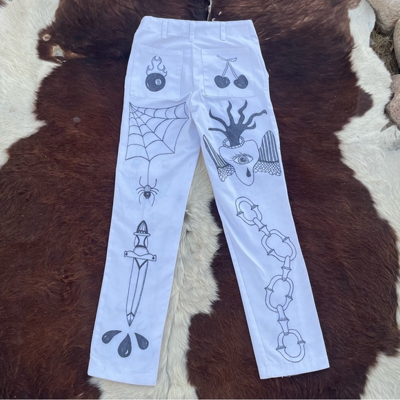 Traditional art workwear pants - Picture 2 of 11